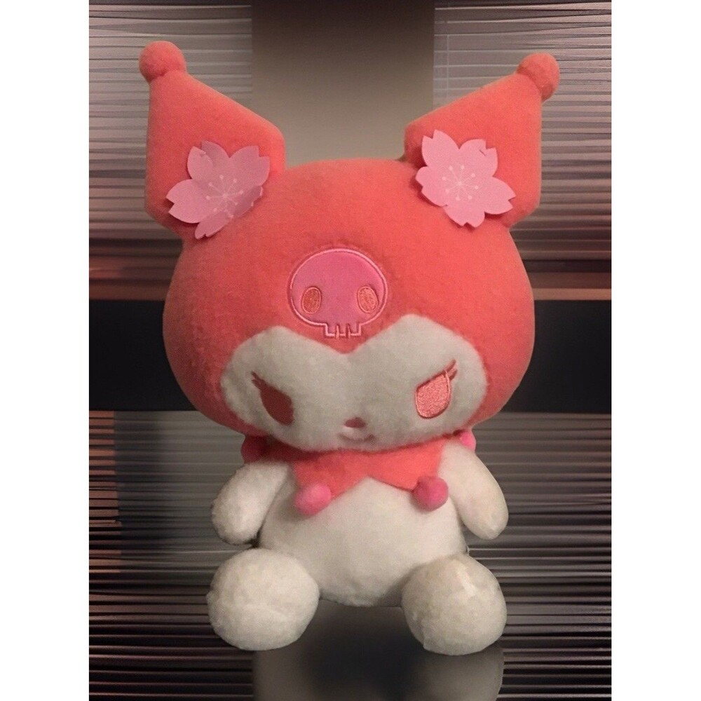 Sanrio KUROMI CHERRY BLOSSOM 13" Sakura Series Round-1 Exclusive Plush NWOT